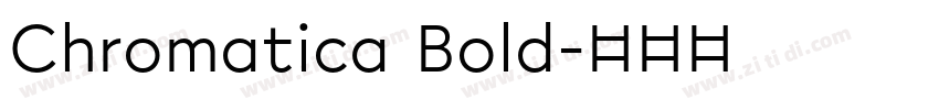 Chromatica Bold字体转换